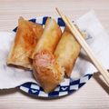 アクセル☆'s cooksnap of when they made おひとりさまのホットドッグ風春巻おつまみ.