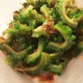 アーーー's cooksnap of when they made 疲労回復！さっぱりゴーヤのおひたし.