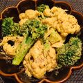 かなぽん☆☆'s cooksnap of when they made ブロッコリーとカリフラワーのサラダ.
