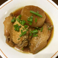 東伊豆釣りcrew's cooksnap of when they made 手羽先と大根の煮物.