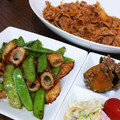 クックOQ9BY1☆'s cooksnap of when they made さやえんどうとちくわのバター醤油炒め.