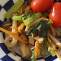ぽんたくん♪'s cooksnap of when they made 小松菜シメジとシーチキンの醤油炒め.