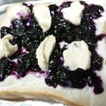けんけん1016's cooksnap of when they made ブルーベリートースト♚クリチ＋ヨーグルト.