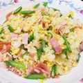 こねこね子猫's cooksnap of when they made モロッコいんげんとベーコンの卵炒め.