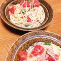木漏れ日の台所's cooksnap of when they made トマトとオクラとツナの冷製パスタ.