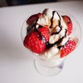 愛し合う猪と熊's cooksnap of when they made ❁バニラアイスに苺とバルサミコ酢❁.