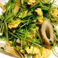 67luna's cooksnap of when they made 豆苗とちくわの玉子炒め♪.