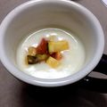 キリジャンまろ's cooksnap of when they made じゃがポタージュ〜夏野菜のせ〜.