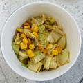まーさんれなさん's cooksnap of when they made キャベツとコーンのごま和え♪甘さ引き立つ.