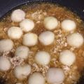 アピナス's cooksnap of when they made 里芋と鳥ひき肉のそぼろあん.