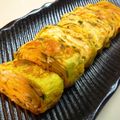 kurukurumin's cooksnap of when they made 栄養たっぷり♫♬大葉としらすの卵焼き.