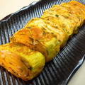 kurukurumin's cooksnap of when they made 栄養たっぷり♫♬大葉としらすの卵焼き.