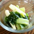 Berora's cooksnap of when they made ちゃんこ葱のぬた和え.