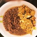 ☆土女☆クック's cooksnap of when they made お弁当にも最適！ひき肉卵のそぼろ丼.