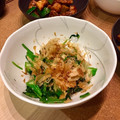 食べポジ's cooksnap of when they made もう一品！オクラとほうれん草のおひたし.