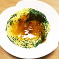 メロンパンマン's cooksnap of when they made レンチン♡あんかけニラ玉♬.