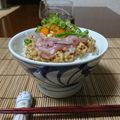 ダイナマイト漆黒's cooksnap of when they made イカの塩辛納豆.