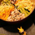 emola's cooksnap of when they made ルクルーゼで ビビンバ.