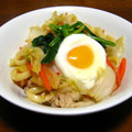 miino's cooksnap of when they made すき焼き風味のやきうどん.