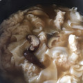 まゆま〜ゆ's cooksnap of when they made 肉無し簡単 もやし 卵の ワンタンスープ.