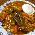 よよっち♪'s cooksnap of when they made 鶏手羽元とひよこ豆の夏カレー.