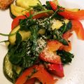 koodo's cooksnap of when they made ズッキーニとパプリカ＆ルッコラの炒サラダ.