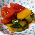 kuro～'s cooksnap of when they made きゅうりとトマトのスタミナ和え♪めっけ.