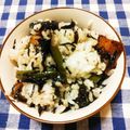ﾁｲﾁｬﾝﾏﾏ's cooksnap of when they made 焼き豚ひじきごはん.
