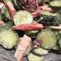 やーしー's cooksnap of when they made きゆうりとカニカマの梅マヨサラダ.