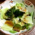 nina_scm's cooksnap of when they made わかめレタスきゅうり☆パリパリサラダ.
