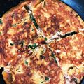 お散歩ころん's cooksnap of when they made 簡単！ニラとひき肉のオムレツ.