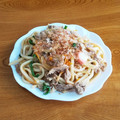msft5632's cooksnap of when they made 我が家の焼きうどん♪～しょうゆ味～.