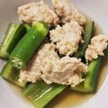 いかめし321's cooksnap of when they made 巨大胡瓜と鶏団子の煮物.