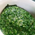 kackie's cooksnap of when they made 朝ご飯の定番！モロヘイヤのとろろ.