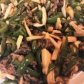 rurarei's cooksnap of when they made 青椒肉絲(肉とピーマンオイスター炒め).