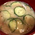 rurarei's cooksnap of when they made 暑い日に♬冷たい味噌汁風の 祖母の冷や汁.