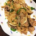 ルナリノ's cooksnap of when they made たまねぎたっぷり豚こましょうが焼き.