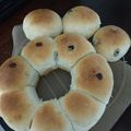 cnxK's cooksnap of when they made ふんわり幸せ♡はちみつミルクちぎりパン.