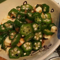 ✾MAI✾'s cooksnap of when they made おくらとクリームチーズのおかか和え.