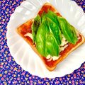 ふたごゆき's cooksnap of when they made 食パンマルゲリータ.