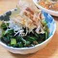 ヒソカ★ナニカ's cooksnap of when they made レンジで簡単！小松菜のお浸し.