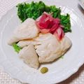 yesmama's cooksnap of when they made ひんやりプルリンとりわさ〃.