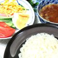 tennisnoah's cooksnap of when they made 母の味♪冷やしうどん（ピーナッツタレ）.