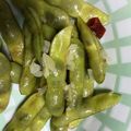 なつきよう's cooksnap of when they made レンジおつまみ　えだ豆　ペペロンチーノ風.