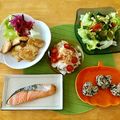 komutatata's cooksnap of when they made ひじきの煮物２段活用、混ぜご飯＆つくね.