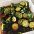 178703's cooksnap of when they made 豆板醤　旨辛胡瓜のキューちゃん　大量消費.