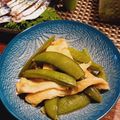 ひっこ's cooksnap of when they made 春に〜砂糖えんどうと油揚げの煮物はいかが.