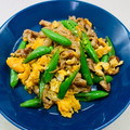 あっこ姉's cooksnap of when they made 豚とスナップエンドウのオイマヨ炒め☪ฺ.
