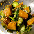 クックP52PBR☆'s cooksnap of when they made かぼちゃとキュウリの中華和え.