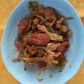クックK6ZGN5☆'s cooksnap of when they made 苦くない☆ゴーヤとウインナーのケチャ炒め.